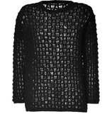 Black Merino Wool Lila Pullover