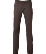 Chocolate Cotton Chino Pants