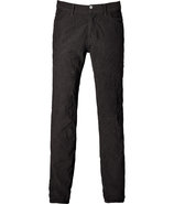 Charcoal five-pocket corduroy pants
