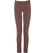 Nutmeg Velvet Avedon Ultra Skinny Pants