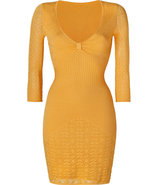 Sunshine V-Neck Pointelle Dress