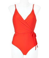Coral Red Chike Swimsuit