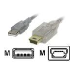 High-Speed USB 2.0 Cable, USB Type A to USB Type B