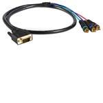 StarTech.com HD15 to Component RCA Breakout Cable