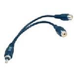 Hosa RCA (M) to Dual RCA (F) Y Cable YRA-104