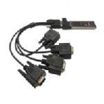 Serial ExpressCard 4 Port PCIe-Based QSPXP-100