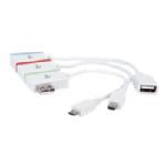 iLynk Hub USB/Micro/Mini, USB 2.0 Adapter, 7.5in