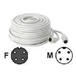 Svat Camera Extension Cable, White, 60ft CVW62