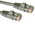 C2G Cat5e Snagless Cable, RJ45 M/M, Gray,