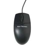 Keytronic USB Optical Scroll Wheel Mouse, Black