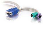 C2G PS/2 KVM 3-in-1 Extension Cable, 6ft