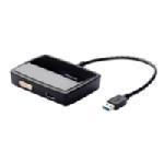 USB 3.0 SuperSpeed Dual Video Adapter, Black ACA03