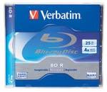 Verbatim 4x 25GB BD-R Branded Disc (Jewel Case) 96
