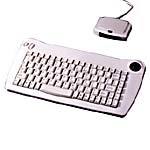 Wireless Mini Keyboard PS/2, White ACK-573PW