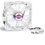 Case Fan, 80mm, Double Ball Bearing w/ 3-Pin and 4