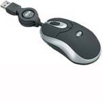 Mini Optical Mouse with 31 in. Retractable Cord fo
