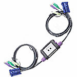 Aten Technology, Inc. Aten 2-Port PS/2 Cable KVM w