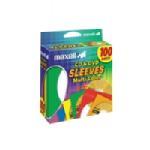 Maxell Multi-Color CD/DVD Sleeves (100-pack) 19013