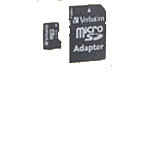 Verbatim 2GB Micro Secure Digital Card with Adapte