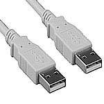 PC Connection USB 2.0 Cable A to A, male to