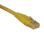 Tripp Lite Cat5e Patch Cable, Yellow, 25ft N002-02