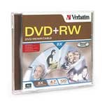 Verbatim 8X 4.7GB DVD+RW Media (1 pack Jewel Case)