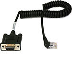 Datamax-O'Neil Coiled DB9 Cable with Right-Angle C