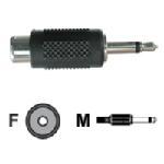 Hosa Audio Adapter, RCA to 3.5mm (F-M), 2-Pack GRM