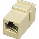 C2G RJ45 Keystone Modular Insert Coupler, Ivory 03