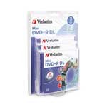 Verbatim 2.4X 2.6GB Mini DVD+R DL Media (3-pack of