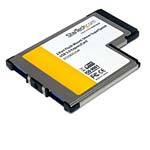 StarTech.com 2 Port Flush Mount ExpressCard 54mm