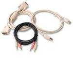 DVI USB Audio KVM Cable Kit For Switchview DVI KVM