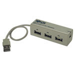 USB 2.0 3-Port Hub with File Transfer Capability U