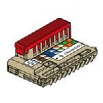 Chip PC Jack PC IDC Krone Termination CON02163