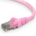 Belkin Cat6 Patch Cable, Pink, Snagless, 50ft A3L9