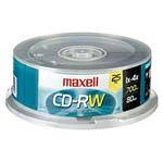 Maxell 4x 700MB CD-RW Media (25-pack Spindle) 6300