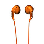 Maxell ColorBuds Stereo EarBud Headphones, Orange 