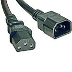 Tripp Lite Heavy Duty Power Cable, 14AWG, C13 to C