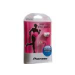 SE-CL331-P Water-Resistant Earbud Headphones, Pink