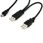 StarTech.com USB Y-Cable for External Hard Drive,
