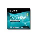 Sony 8CM DVD+RW Double Sided Media (3-pack Hang Ta