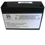 BTI Replacement Battery, RBC21 for APC BF500