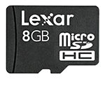 Lexar Media, Inc. Lexar 8GB microSDHC Card with SD