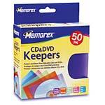 CD/DVD Keepers Assorted Colors (50-pack) 32021972
