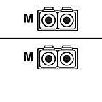 IBM Fiber Optic Cable LC-LC Duplex, 1m 39M5696