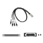 StarTech.com SAS SFF8470 to 4x eSATA Cable, Black,