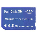 4GB Memory Stick PRO Duo Flash Memory Card SDMSPD-