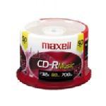 Maxell CD-R 80 Music Media (50-pack) 625156