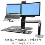 Ergotron, Inc. Ergotron WorkFit-A, LCD + Laptop wi