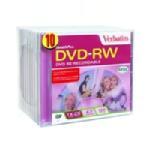 Verbatim 2X 4.7GB/120-Minute Branded DVD-RW Media 